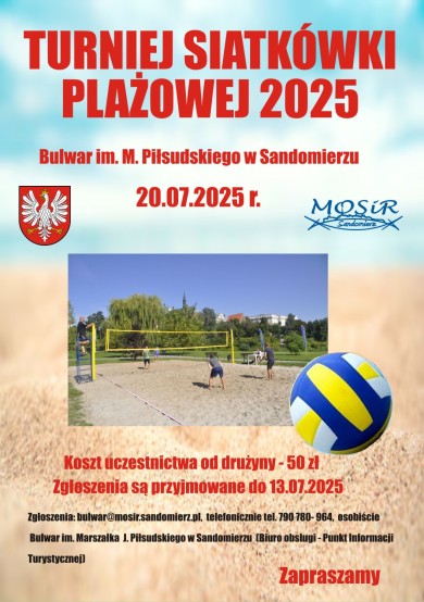 Zdjęcie TURNIEJ SIATKÓWKI PLAŻOWEJ 2025 I EDYCJA