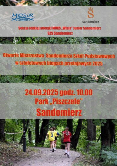Zdjęcie Otwarte Mistrzostwa Sandomierza Szkół Podstawowych w sztafetowych biegach przełajowych 2025