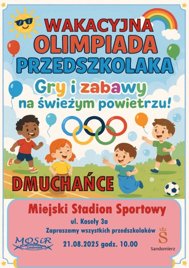 Zdjęcie Wakacyjna Olimpiada Przedszkolaka