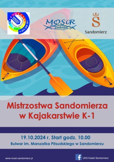 Zdjęcie Mistrzostwa Sandomierza w Kajakarstwie K-1