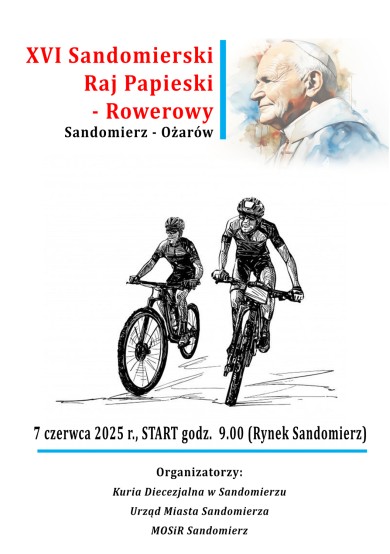 Zdjęcie Rodzinny Rajd Rowerowy „Rowerem z Ojcem Świętym”