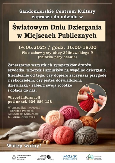 Zdjęcie Światowy Dzień Dziergania w Miejscach Publicznych