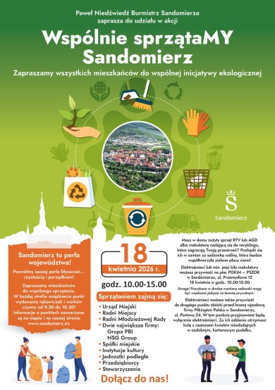 Zdjęcie Wspólnie sprzątaMY Sandomierz 2026