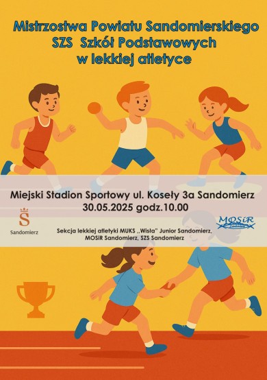 Zdjęcie Mistrzostwa Powiatu Sandomierskiego Szkół Podstawowych     w lekkiej atletyce 